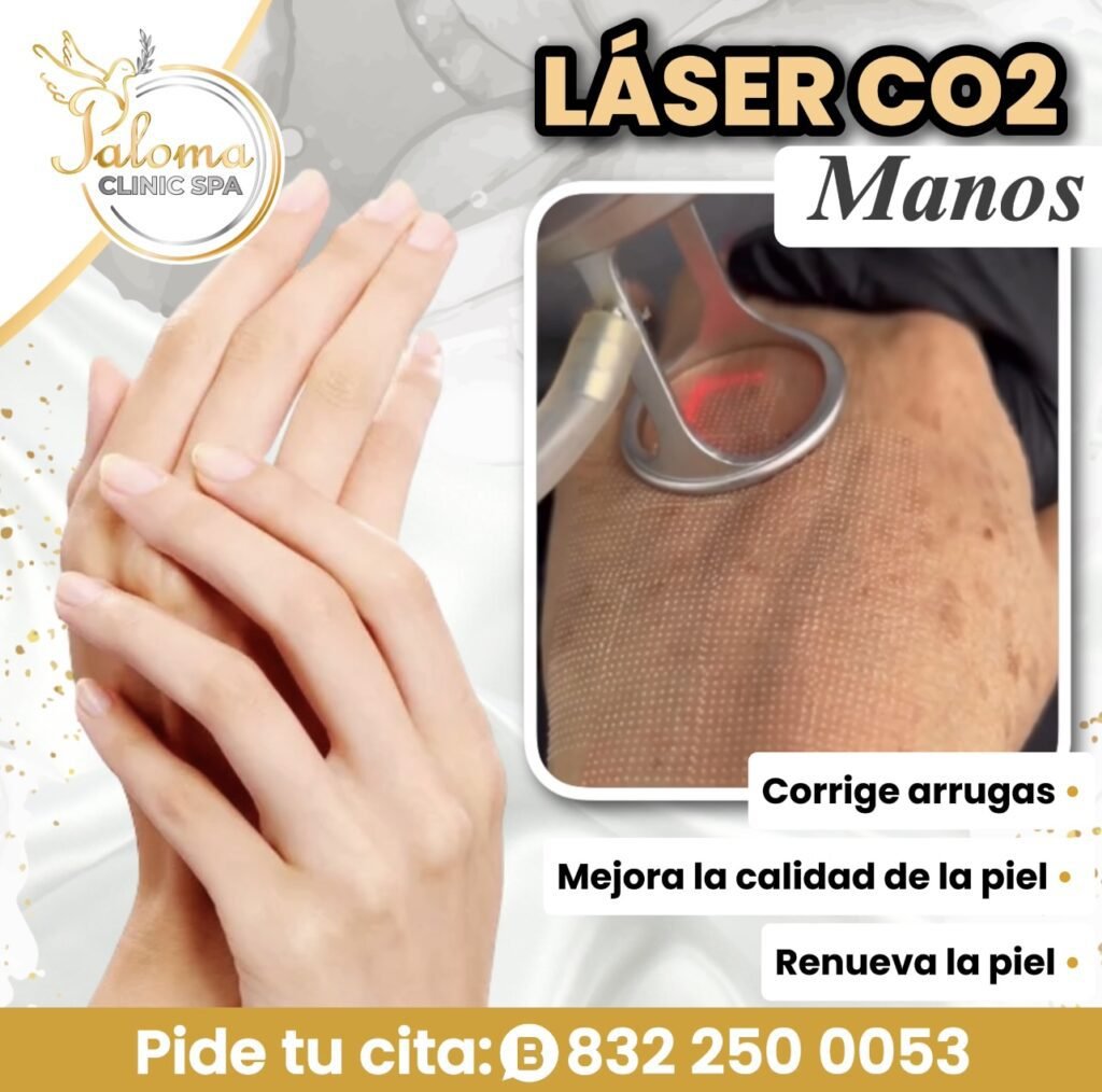 rejuvenecimiento con láser CO2 en manos