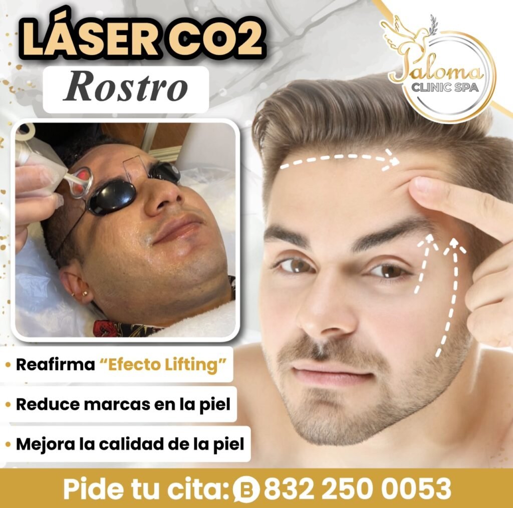 rejuvenecimiento con láser CO2 en rostro
