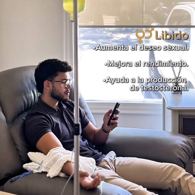 Terapia IV Libido Boost para mejorar la energía y el deseo en Texas