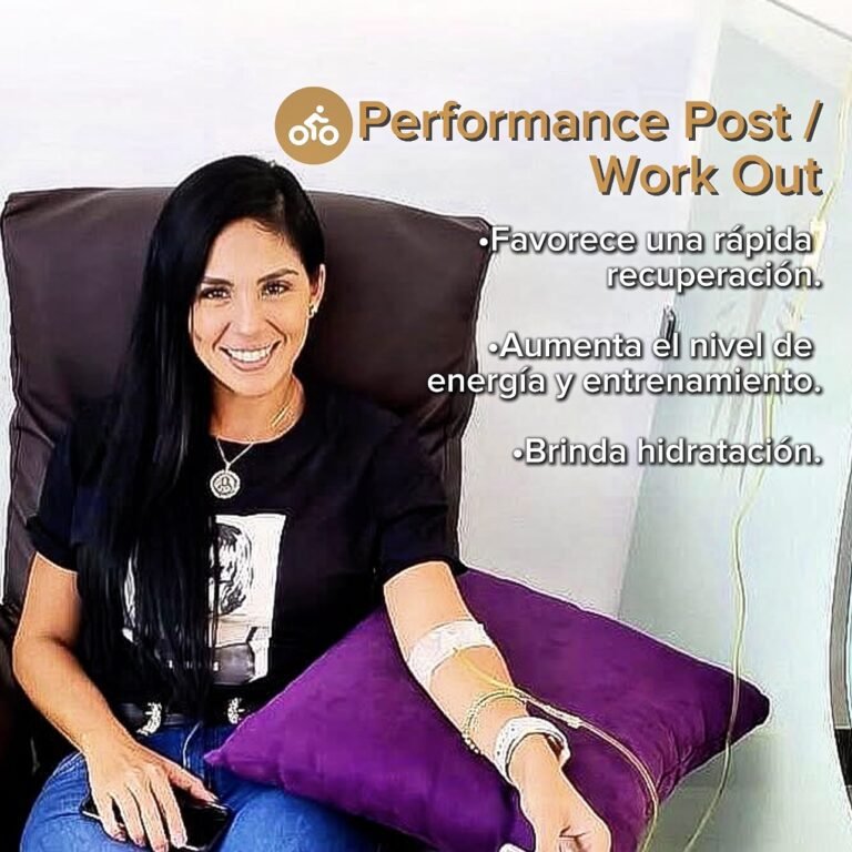 Suero vitaminado para recuperación post entrenamiento en Texas