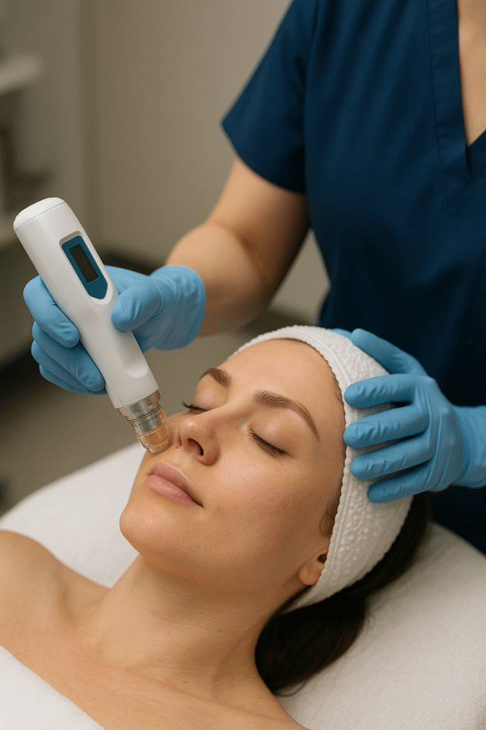 Microneedling con radiofrecuencia en Houston para rejuvenecimiento facial