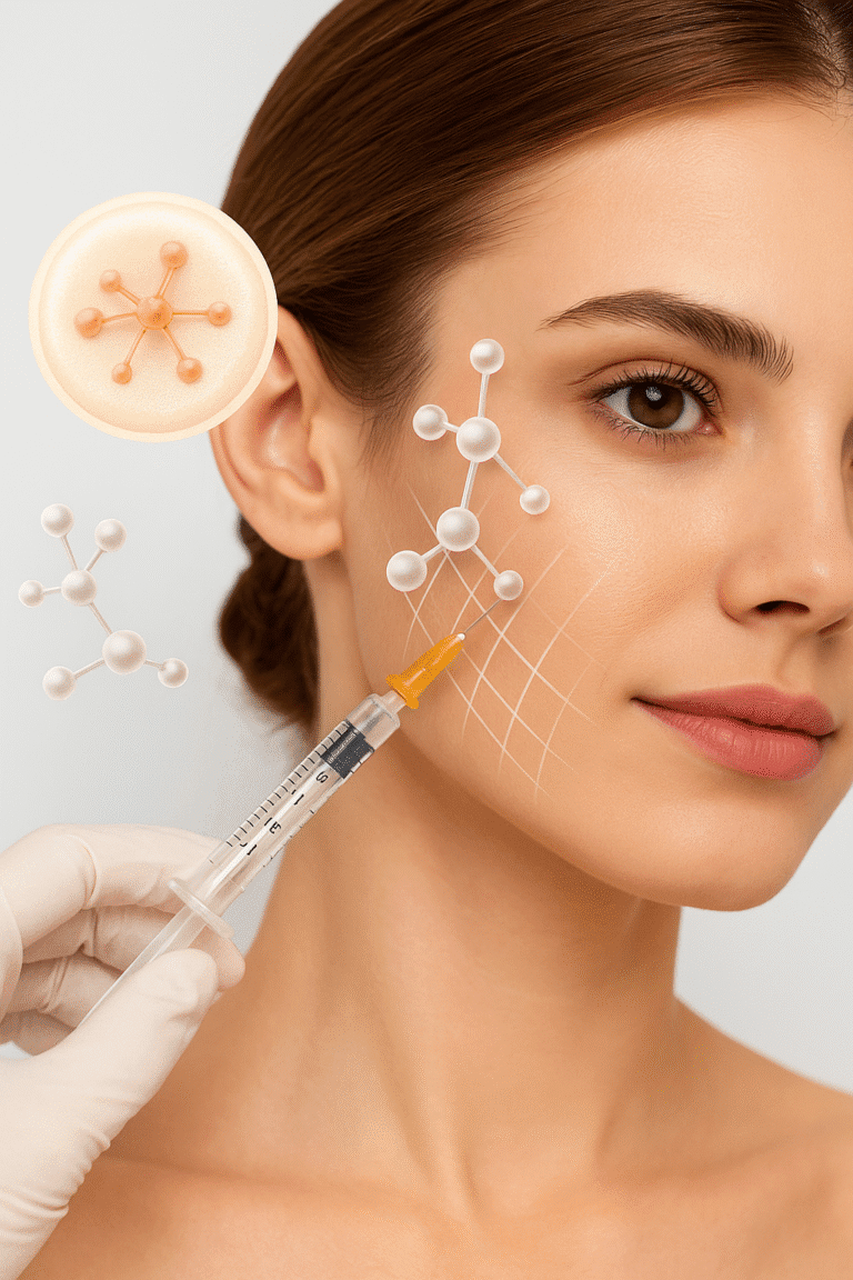 Bioestimuladores en rostro para mejorar la firmeza y producir colágeno